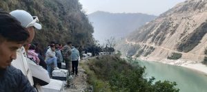 रामेछापमा यात्रुवाहक बस तामाकोशीमा खस्यो : ९ जनाको मृत्यु, ८ घाइते